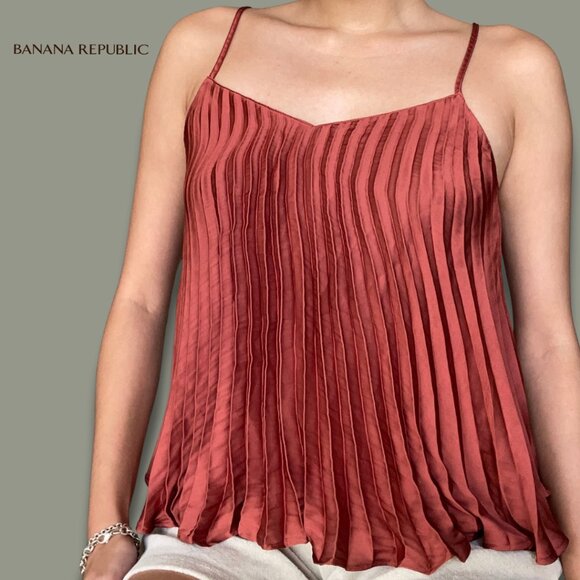 Copper Pleated Tank - Picture 1 of 4